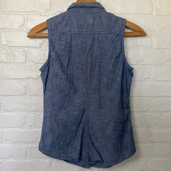Levi’s Denim Western Sleeveless Top - Picture 5 of 5